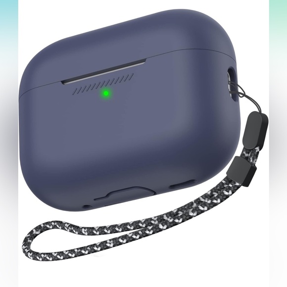 Silicone Protective Case for AirPods Pro 2 with hand strap , AHASTYLE - Picture 13 of 13